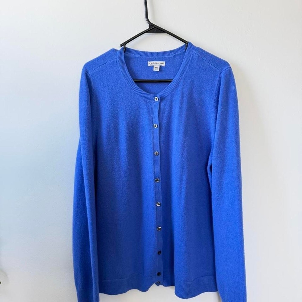 Plus size Croft & Barrow Blue Cardigan Size XXL